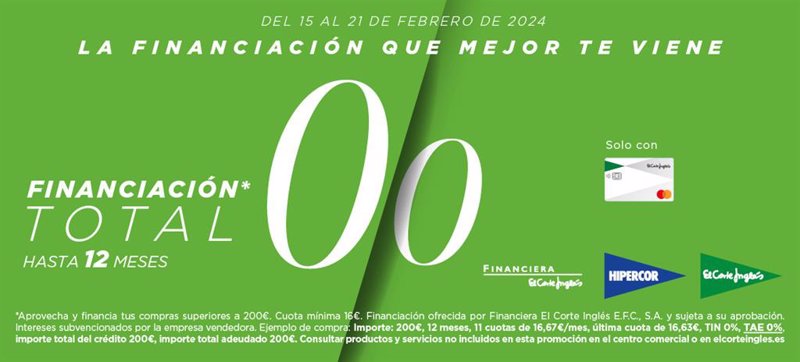 Campaña de El Corte Inglés 'Financiación Total 0,0' | EL CORTE INGLÉS ep campana de el corte ingles financiacion total 00