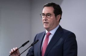 ep el presidente de la ceoe antonio garamendi interviene en una imagen de archivo