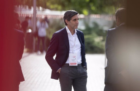 ep el presidente de telefonica jose maria alvarez pallete a su llegada a la primera jornada del