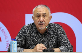 ep el secretario general de ugt pepe alvarez durante una rueda de prensa en la sede de ccoo a 16 de