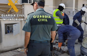 ep endesa y guardia civil desarticular enganches irregulares a la red electrica en huercal de almeria