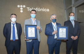ep entrega de los certificados en ens de aenor a telefonica espana