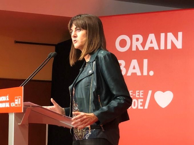 ep idoia mendia pse en un acto politico