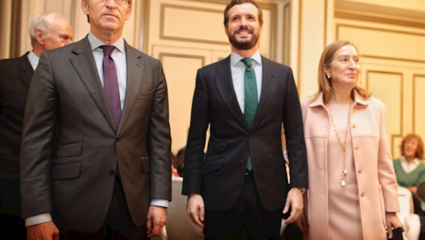 ep izq-dch el presidente de la xunta de galicia alberto nunez feijoo el presidente nacional del