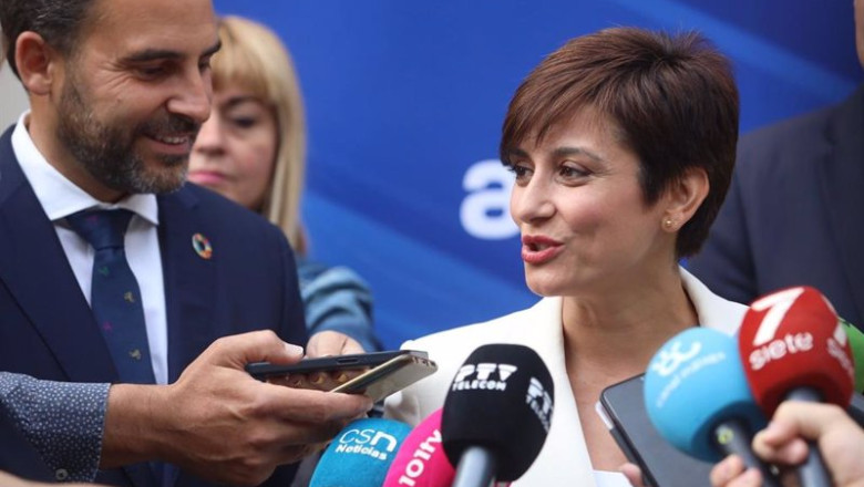 ep la ministra de politica territorial y portavoz del gobierno isabel rodriguez en un acto en malaga ep la ministra de politica territorial y portavoz del gobierno isabel rodriguez en un acto en malaga