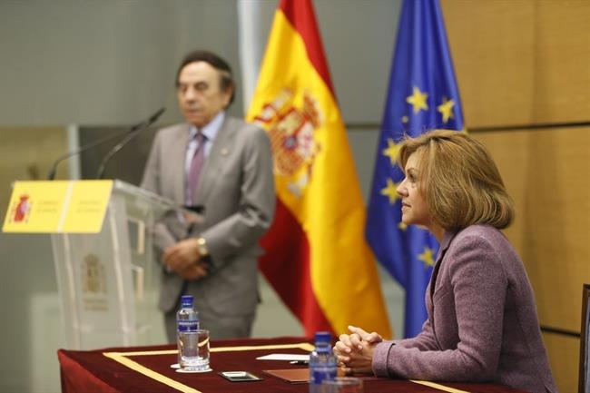La ministra de Defensa, María Dolores de Cospedal, en el Ministerio | MINISTERIO DE DEFENSA ep la ministradefensa maria dolorescospedal enministerio