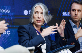 ep la vicepresidenta de spain dc y consejera delegada de equinix espana eulalia flo durante el