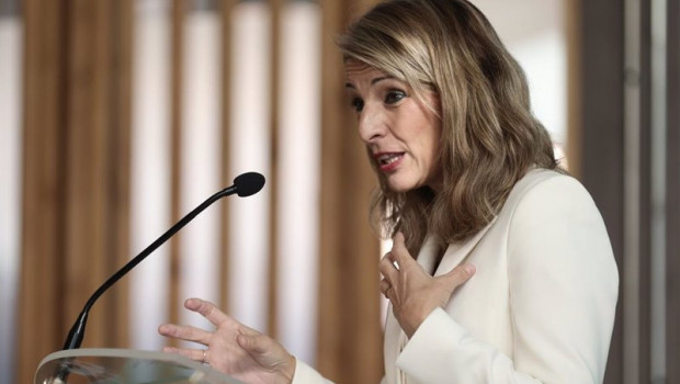 ep la vicepresidenta segunda y ministra de trabajo y economia social yolanda diaz en el colegio