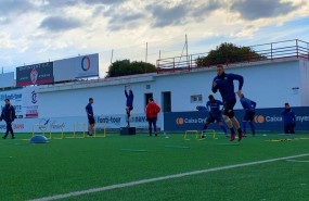 ep los jugadoresontinyent cf enentrenamiento