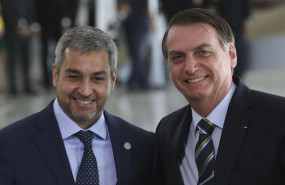 ep los presidentesparaguaybrasil mario abdo benitez i y jair bolsonaro d respectivamente