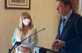 ep luis planas en su visita a jerez con la alcaldesa