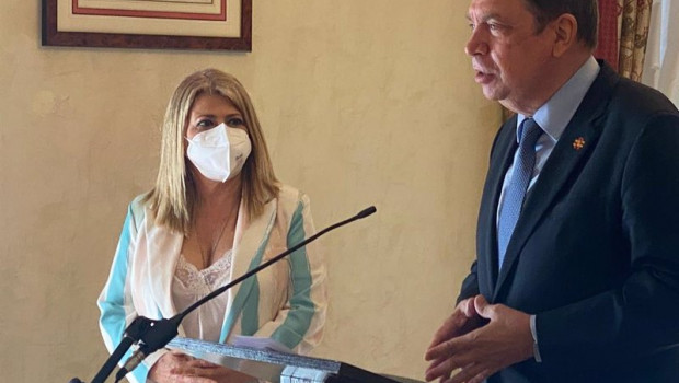 ep luis planas en su visita a jerez con la alcaldesa