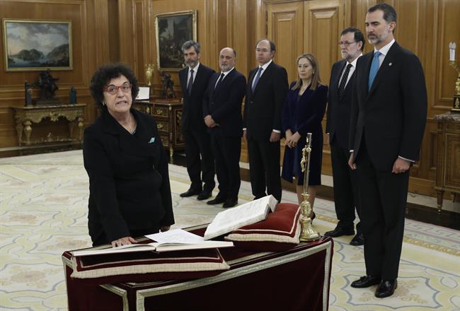 María Luisa Balaguer promete su cargo como nueva magistrada del Constitucional | POOL ep maria luisa balaguer prometecargonueva magistradaconstitucional