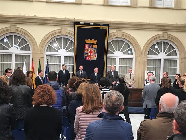 El Patio de Luces de Diputación ha acogido el pleno extraordinario por Gabriel. | EUROPA PRESS ep patiolucesdiputacionacogidopleno extraordinariogabriel