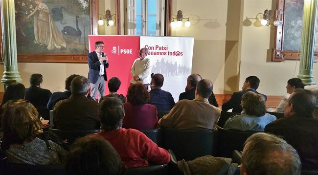 El precandidato a la Secretaría General del PSOE Patxi López en Pontevedra | EUROPA PRESS ep precandidatola secretaria generalpsoe patxi lopezpontevedra