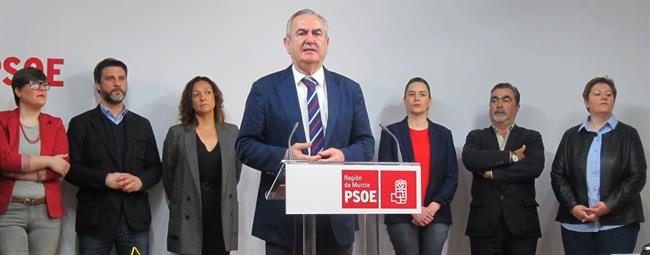 Rueda de prensa PSOE con Tovar a la cabeza | EUROPA PRESS ep ruedaprensa psoetovarla cabeza