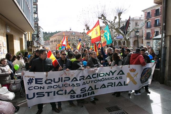 Soria.- Cabecera de la manifestación en Soria | EUROPA PRESS ep soria- cabecerala manifestacionsoria