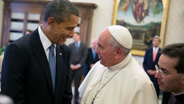 papa francisco y obama