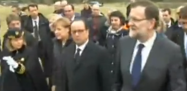 RajoyMerkelHollandeGermanwings