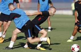 ep andres iniesta barcelona entrenamiento