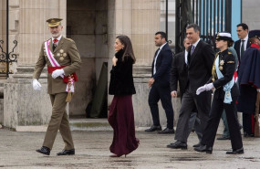 ep archivo   el rey felipe vi la reina letizia el presidente del gobierno pedro sanchez y la