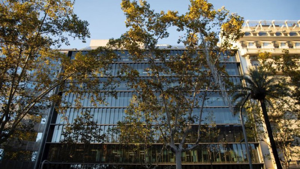 ep archivo   fachada de la sede de colonial el 9 de noviembre de 2023 en barcelona cataluna espana