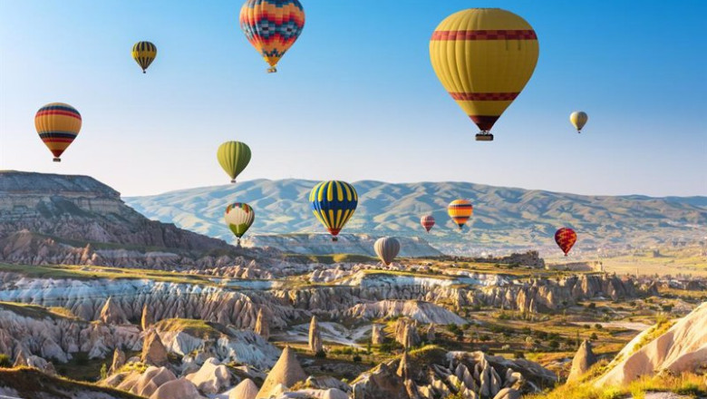 ep archivo globos volando en capadocia turquia ep archivo globos volando en capadocia turquia