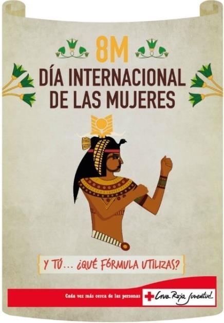 Cartel campaña de Cruz Roja por el Día de la Mujer | CRUZ ROJA ep cartel campanacruz rojadiala mujer