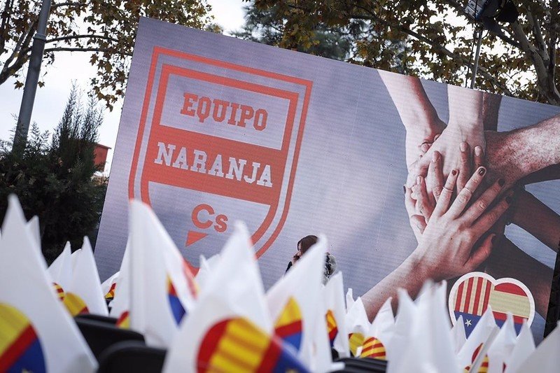 ep cartel del equipo naranja de ciudadanos