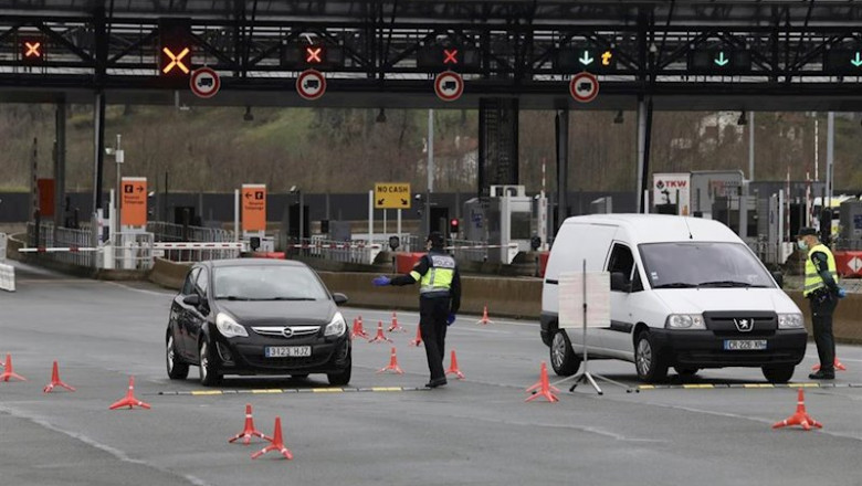 Controles en la frontera con Francia | Javi Colmenero - Europa Press - Archivo ep efectivos de la guardia civil y de la unidad de intervencion policial uip de la policia nacional 20200528115603