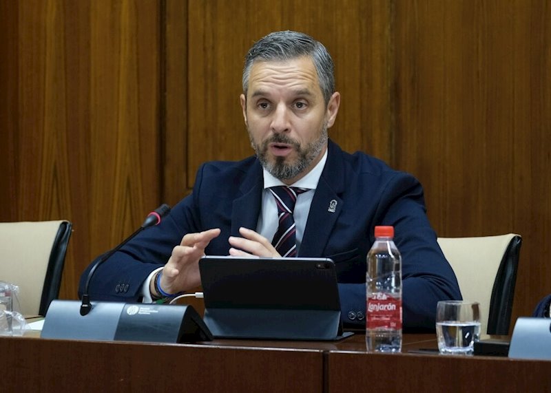 ep el consejero de hacienda juan bravo este miercoles durante su comparecencia en el parlamento