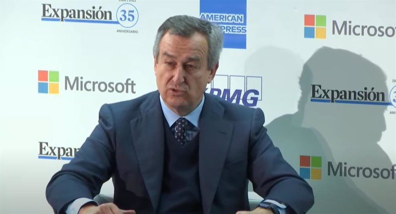 El consejero delegado de Banco Sabadell, César González-Bueno, en el 'XII Encuentro del sector financiero' organizado por KPMG y 'Expansión'. | KPMG ep el consejero delegado de banco sabadell cesar gonzalez bueno en el xii encuentro del sector
