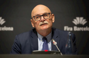 ep el consejero delegado de la gsma john hoffman en rueda de prensa el 13 de febrero de 2020