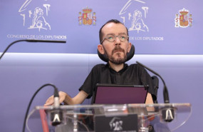 ep el portavoz de unidas podemos pablo echenique a su llegada a una rueda de prensa previa a una 20220302144004