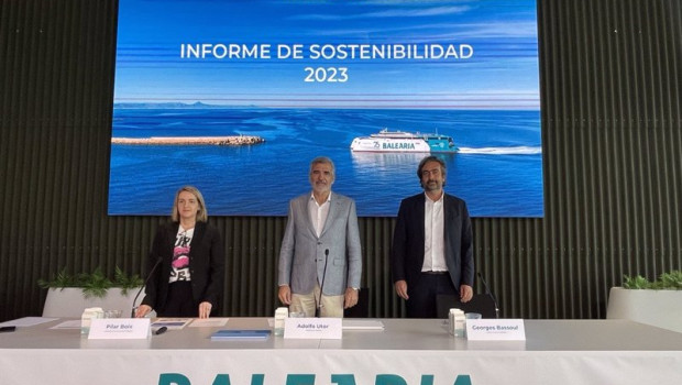 ep el presidente de baleria adolfo utor en la presentacion de resultados de 2023