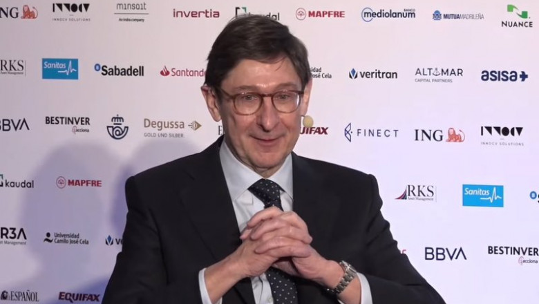 El presidente de Bankia, José Ignacio Goirigolzarri, durante su intervención en el 'I Simposio del Observatorio de las Finanzas' organizado por El Español e Invertia. | EL ESPAÑOL ep el presidente de bankia jose ignacio goirigolzarri durante su intervencion en el i simposio del