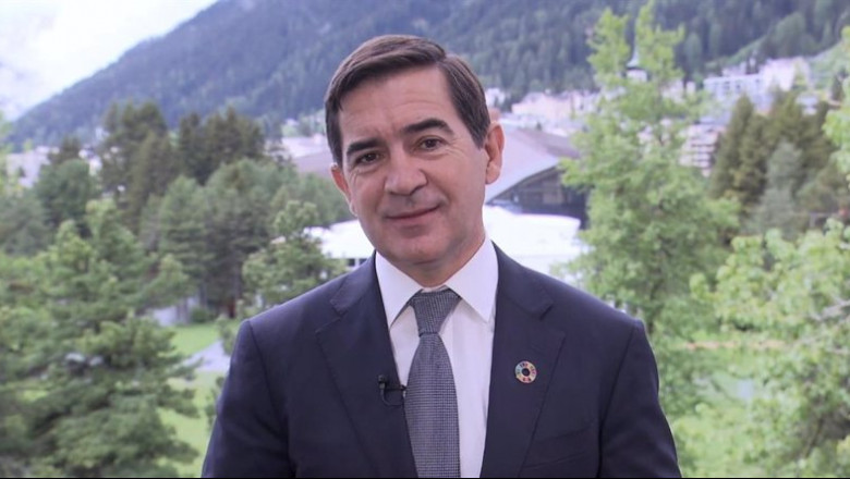 ep el presidente de bbva carlos torres en el foro de davos ep el presidente de bbva carlos torres en el foro de davos