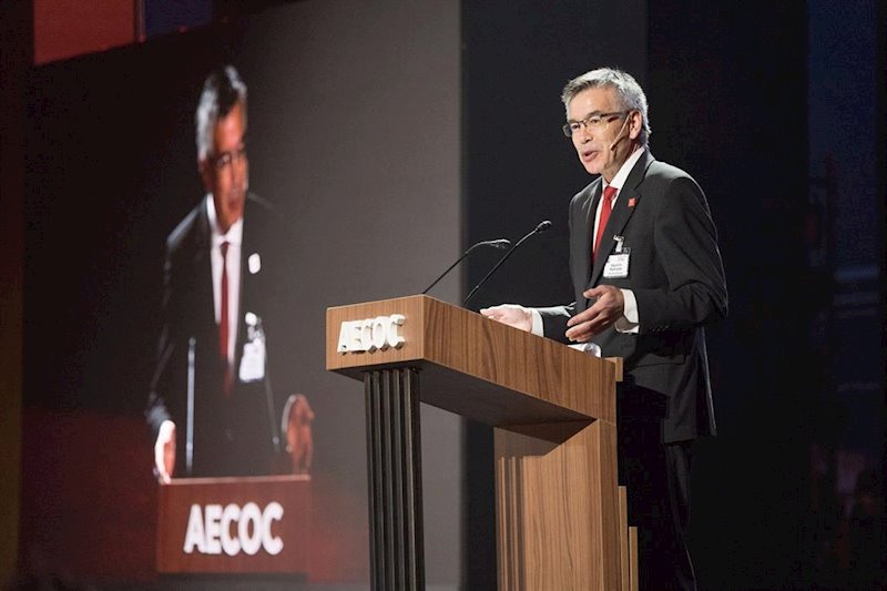 ep el presidente de eroski aguntin markaide en el congreso de aecoc