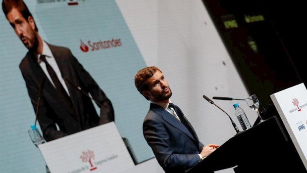 ep el presidente del pp pablo casado durante su intervencion en el xxii congreso nacional de la