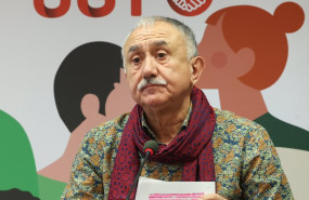 ep el secretario general de ugt pepe alvarez ofrece una rueda de prensa para presentar un informe