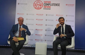 ep el vicepresidente del banco central europeo y exministro de economia luis de guindos i y el