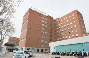 ep fachada del hospital clinico san carlos donde se lucha contra el coronavirus en madrid espana a