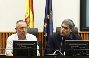 ep i-d el diputado de compromis en el congreso joan baldovi y el diputado de erc por lleida francesc