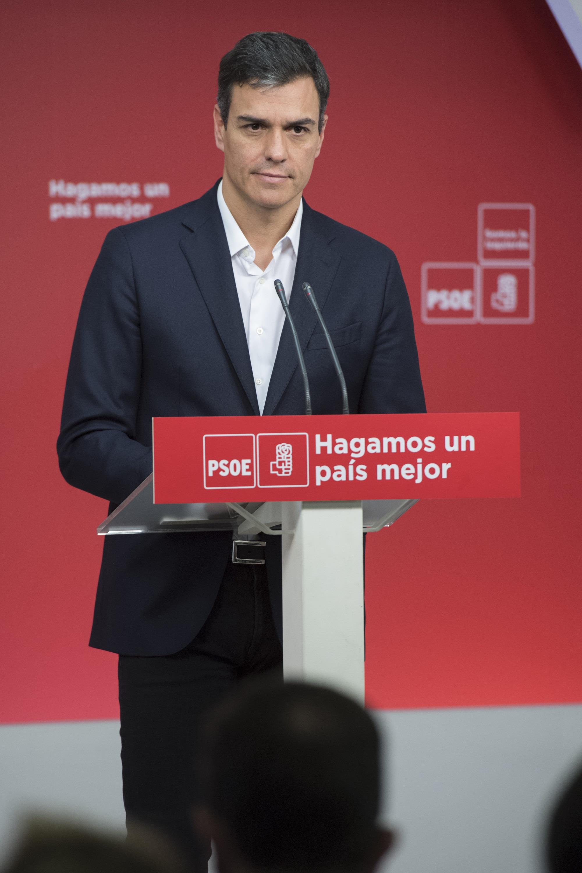Pedro Sánchez, secretario general del PSOE | PSOE ep pedro sanchez secretario generalpsoe 20180425152101