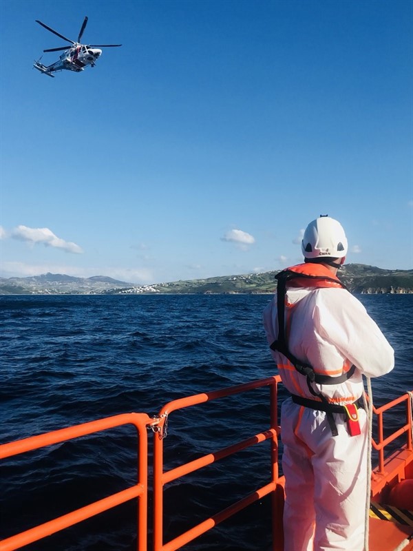 ep rescate de una patera en las costas andaluzas