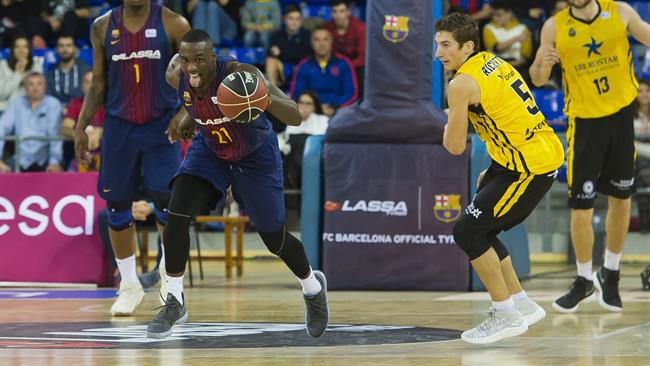Sanders en el Barcelona - Iberostar Tenerife | ACB PHOTO/V. SALGADO ep sandersbarcelona - iberostar tenerife
