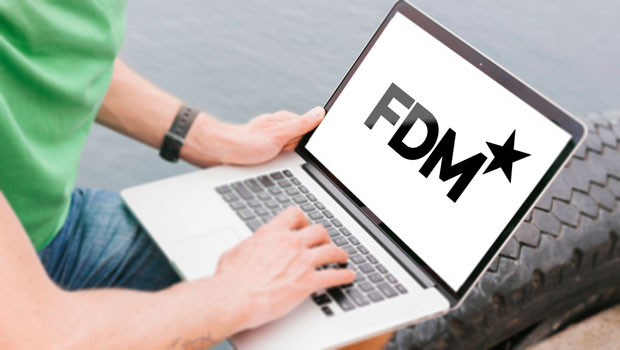 dl fdm group technology it services software computing consulting logo ftse 250