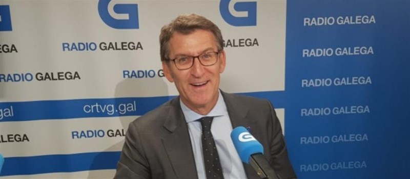 ep alberto nunez feijoo en entrevista en la radio galega
