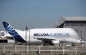 ep archivo   avion beluga de airbus en la sede de la empresa en getafe madrid