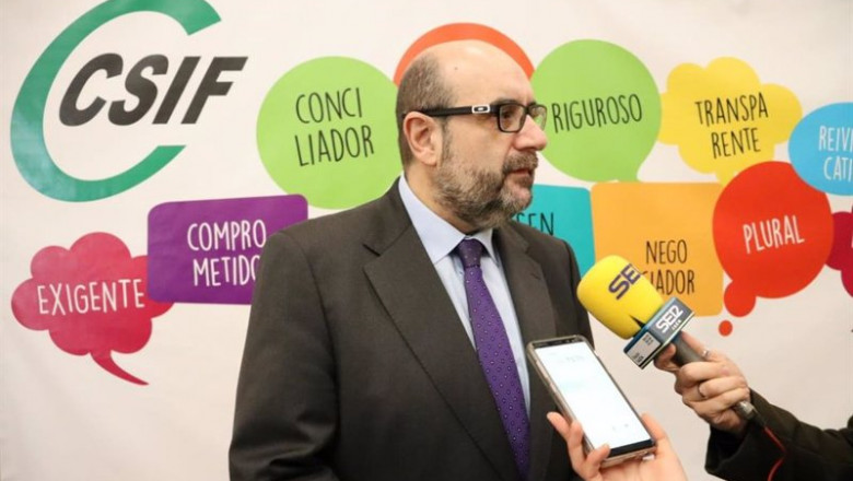 Archivo - El presidente nacional de CSIF, Miguel Borra, en una imagen de archivo. | CSIF - Archivo ep archivo el presidente nacional de csif miguel borra en una imagen de archivo